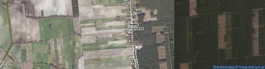 Zdjęcie satelitarne Nowa Tuchorza ul.